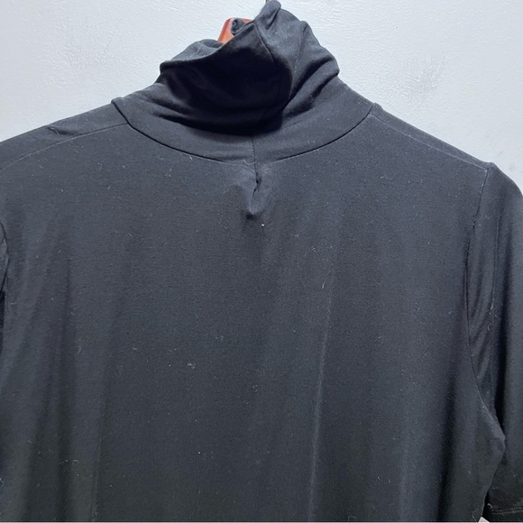 Michael Kors Black Lightweight Short Sleeve Turtleneck Size XL - Picture 6 of 9